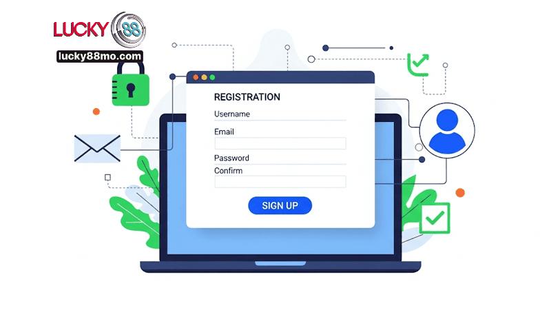 Hướng dẫn đăng ký Lucky88 từ A đến Z