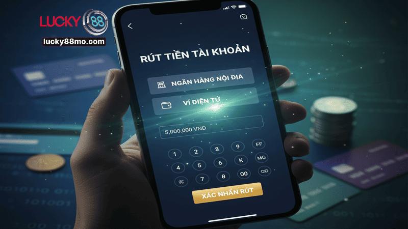 Kinh nghiệm rút tiền Lucky88 hiệu quả và an toàn